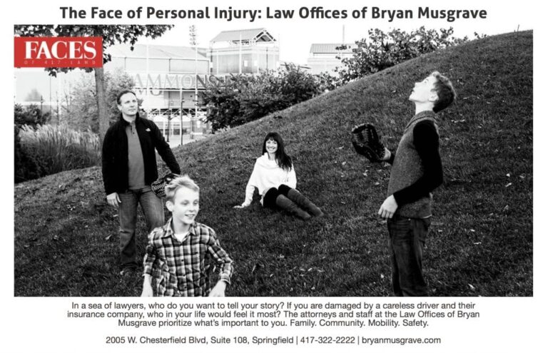 Law Offices of Bryan Musgrave Featured in Faces of 417-Land 2018